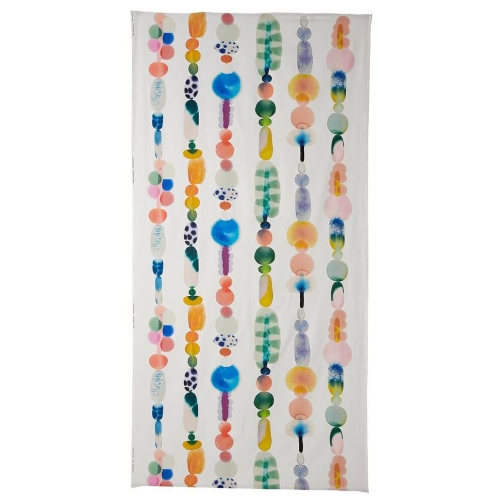 IKEA PS 2026 Pre-cut fabric NEW white/multicolor big pattern, 59x118  406.175.81